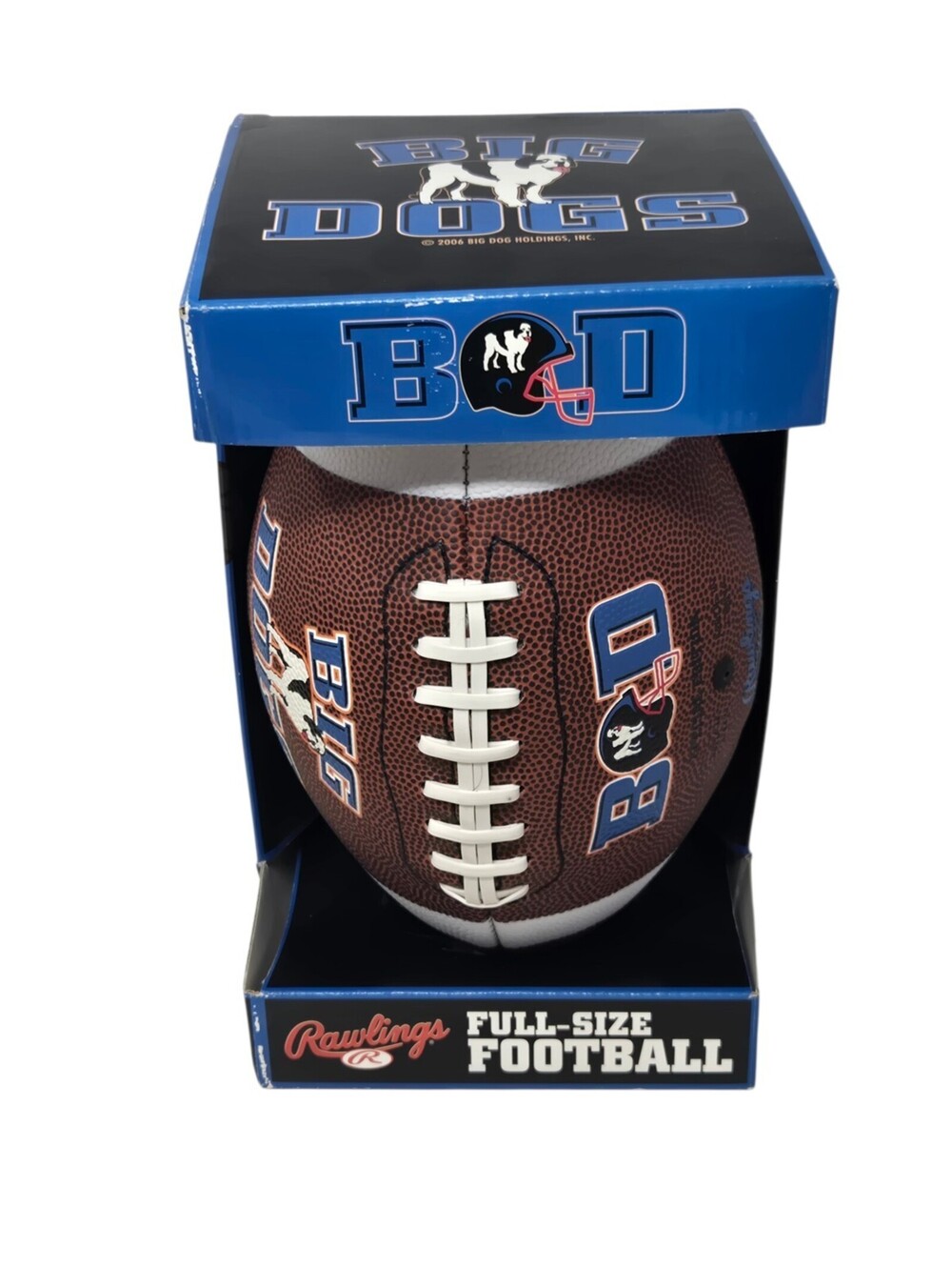 Rawlings Big Dogs 2006 Leather Football Special Edition Rare Promotional